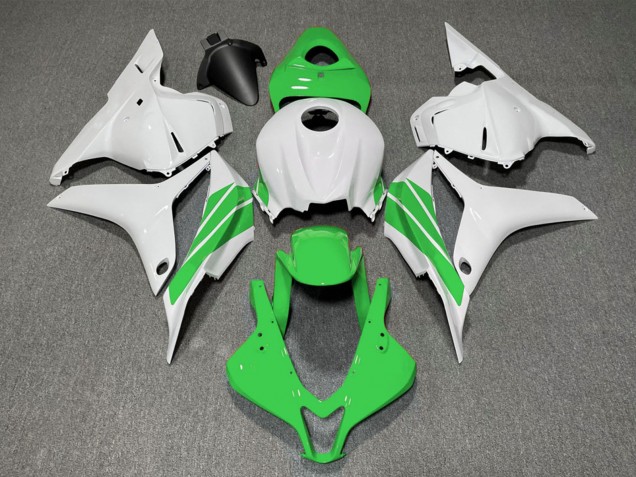 Carenados Moto Honda CBR600RR 2009-2012 - Blanco Verde Raya Baratos