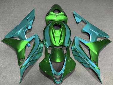 Carenados Moto Honda CBR600RR 2007-2008 - Verde Azul Verdoso Baratos