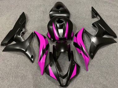 Carenado Moto Honda CBR600RR 2007-2008 - Rosa Negro Mate Baratos