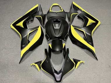 Carenados Moto Honda CBR600RR 2007-2008 - Amarillo Negro Mate Baratos