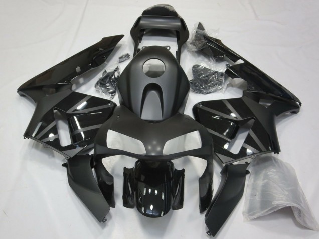 Carenados Moto Honda CBR600RR 2003-2004 - Negro Brillante Negro Mate Baratos