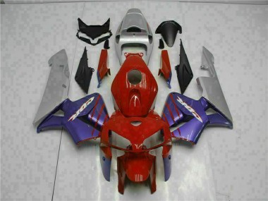 Carenados Moto Honda CBR600RR 2005-2006 - Rojo Púrpura Gris Baratos