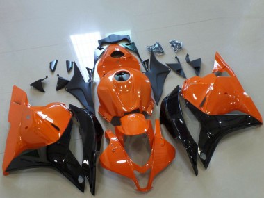 Carenados Moto Honda CBR600RR 2009-2012 - Naranja Negro Brillante Baratos