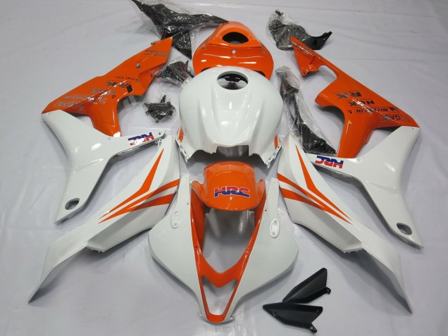 Carenados Moto Honda CBR600RR 2007-2008 - Blanco Naranja HRC Baratos