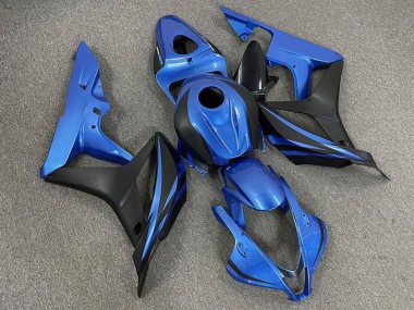 Carenados Moto Honda CBR600RR 2007-2008 - Azul Negro Mate OEM Estilo Baratos