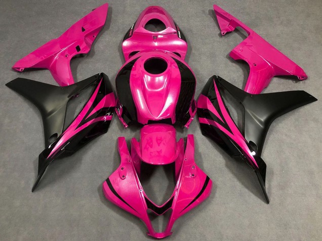 Carenados Moto Honda CBR600RR 2007-2008 - Rosa Negro Mate OEM Estilo Baratos