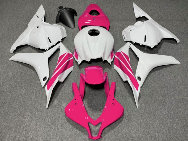 Carenados Moto Honda CBR600RR 2009-2012 - Blanco Rosa Raya Baratos