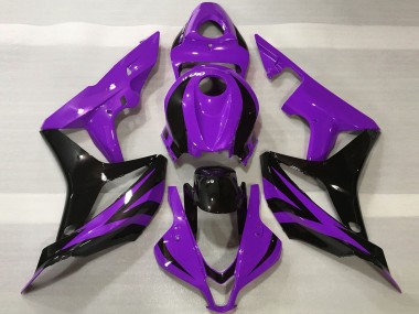 Carenados Moto Honda CBR600RR 2007-2008 - Púrpura Negro Brillante OEM Estilo Baratos