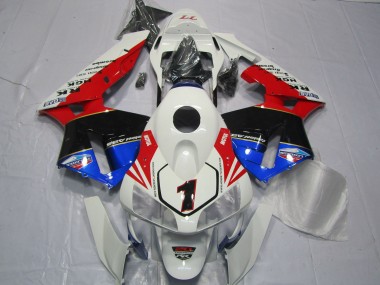 Carenados Moto Honda CBR600RR 2003-2004 - Blanco Rojo Azul Negro Brillante EuroBet Baratos