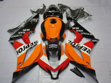 Carenado Moto Honda CBR600RR 2007-2008 - Naranja Blanco Rojo Negro Brillante Repsol Baratos