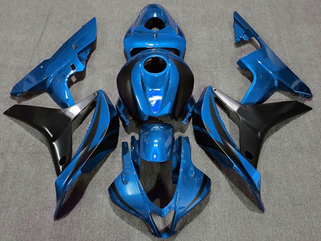 Carenados Moto Honda CBR600RR 2007-2008 - Sapphire Azul Negro OEM Estilo Baratos