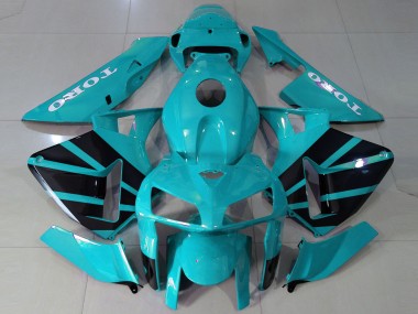 Carenados Moto Honda CBR600RR 2005-2006 - Azul Verdoso OEM Estilo Baratos