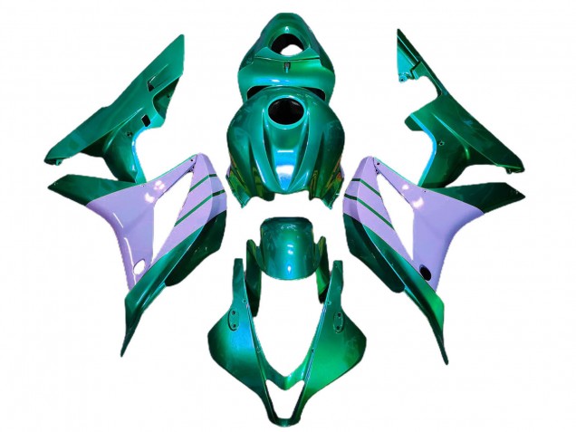 Carenados Moto Honda CBR600RR 2007-2008 - Turquesa Verde Milky Púrpura Baratos