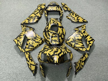 Carenados Moto Honda CBR600RR 2003-2004 - Amarillo Negro Camouflage Baratos