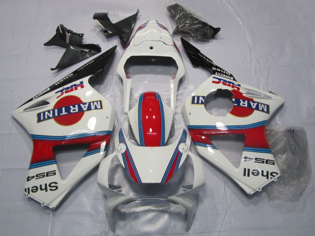 Carenados Moto Honda CBR954RR 2002-2003 - Blanco Rojo Negro Martini Baratos
