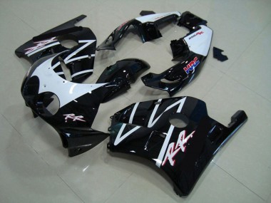 Carenados Moto Honda CBR250RR 1990-1998 - Blanco Negro Brillante HRC Baratos