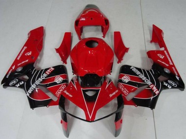 Kit Carenados Moto Honda CBR600RR 2005-2006 - Rojo Negro Baratos