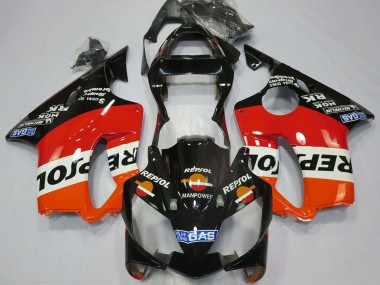 Carenados Moto Honda CBR600 F4i 2001-2003 - Naranja Blanco Rojo Negro Brillante Repsol Baratos