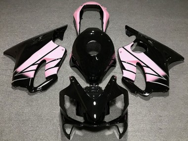 Carenados Moto Honda CBR600 F4i 2004-2007 - Rosa Negro Brillante Baratos