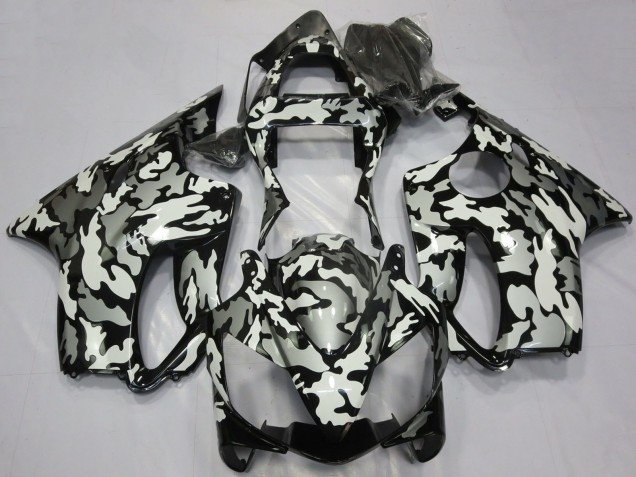 Carenados Moto Honda CBR600 F4i 2001-2003 - Blanco Gris Negro Camouflage Baratos