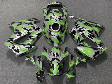 Carenados Moto Honda VFR 800 2002-2013 - Verde Camouflage Baratos