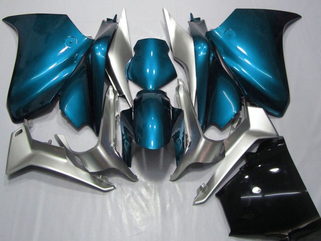 Carenados Moto Honda VFR 1200 2010-2014 - Plata Azul Claro Baratos