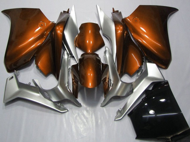 Carenados Moto Honda VFR 1200 2010-2014 - Plata Naranja Baratos