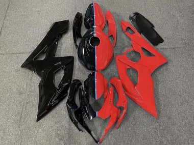 Carenados Moto Suzuki GSXR 1000 2005-2006 - Negro Brillante Rojo Baratos