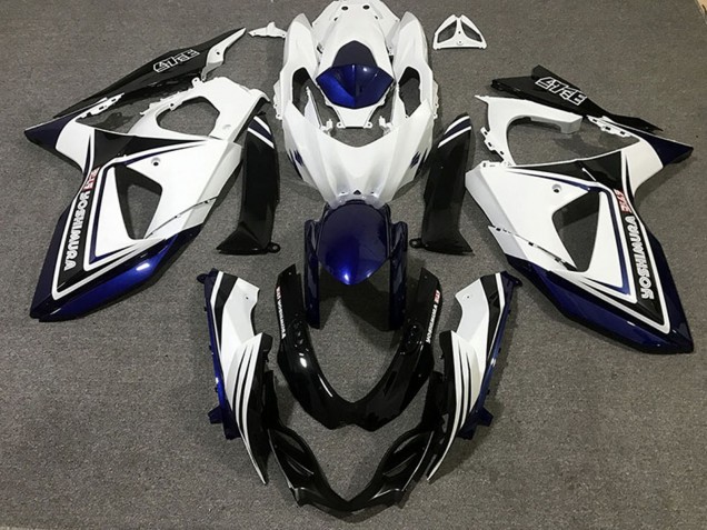 Carenados Moto Suzuki GSXR 1000 2009-2016 - Azul Blanco Negro Baratos