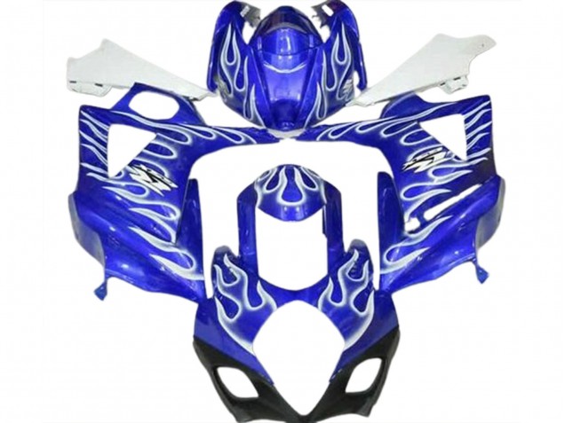 Carenados Moto Suzuki GSXR 1000 2007-2008 - Azul Blanco Llama Baratos