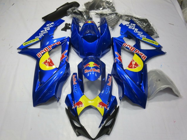 Carenados Moto Suzuki GSXR 1000 2007-2008 - Azul Amarillo Rojo Bull Baratos
