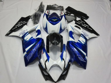 Carenados Moto Suzuki GSXR 1000 2007-2008 - Blanco Azul Negro Corona Alstare Baratos