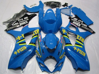 Carenado Moto Suzuki GSXR 1000 2007-2008 - Azul Oro Negro Rizla Baratos