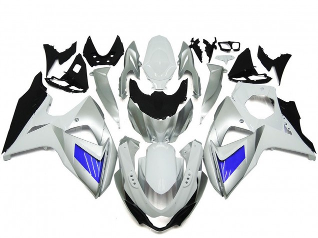 Carenado Moto Suzuki GSXR 1000 2009-2016 - Blanco Azul Baratos