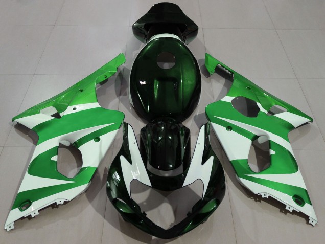 Carenados Moto Suzuki GSXR 1000 2000-2002 - Verde Blanco Negro Baratos