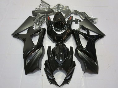 Carenados Moto Suzuki GSXR 1000 2007-2008 - Negro Brillante Negro Mate Plain Baratos