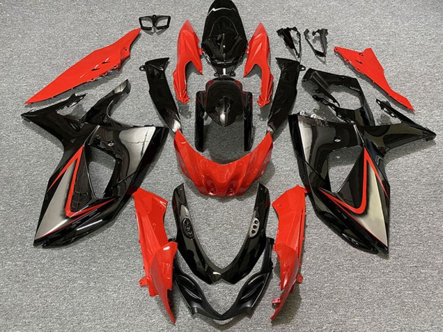 Carenados Moto Suzuki GSXR 1000 2009-2016 - Rojo Negro Baratos