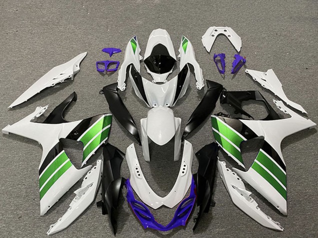 Carenados Moto Suzuki GSXR 1000 2009-2016 - Blanco Azul Verde Negro Baratos