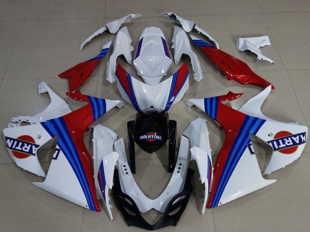 Carenados Moto Suzuki GSXR 1000 2009-2016 - Blanco Azul Rojo Martini Baratos