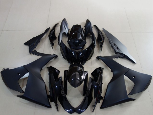 Carenados Moto Suzuki GSXR 1000 2009-2016 - Negro Mate Negro Brillante Baratos