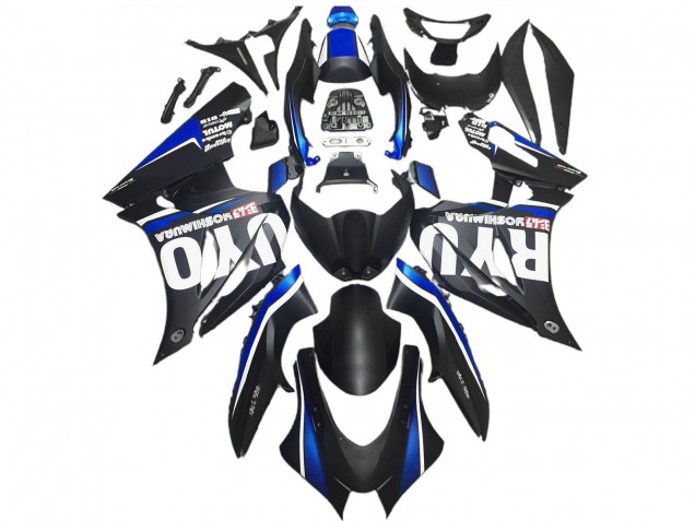 Carenados Moto Suzuki GSXR 1000 2017-2024 - Negro Mate Azul Baratos