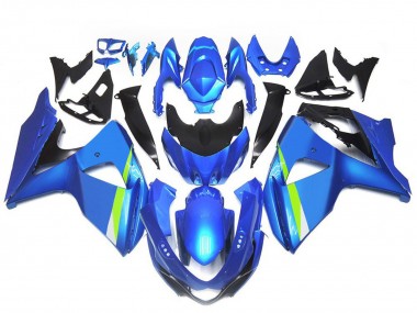 Carenados Moto Suzuki GSXR 1000 2009-2016 - Azul Verde Negro Baratos