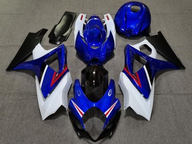 Carenados Moto Suzuki GSXR 1000 2007-2008 - Blanco Azul Rojo Negro OEM Estilo Baratos