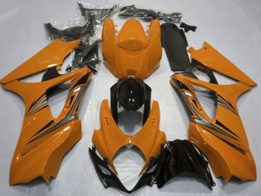 Carenados Moto Suzuki GSXR 1000 2007-2008 - Naranja Negro Brillante OEM Estilo Baratos