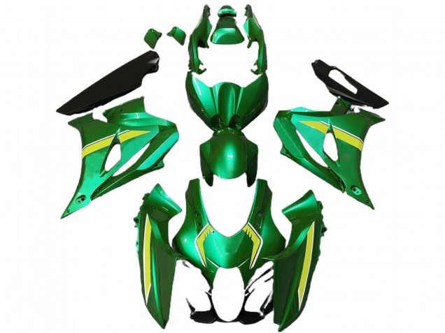 Carenados Moto Suzuki GSXR 1000 2017-2024 - Verde Amarillo Estilo Baratos