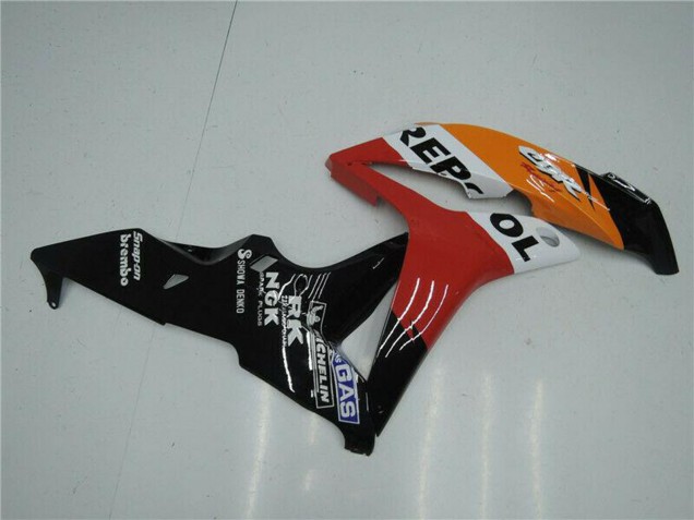 Carenado Moto Honda CBR600RR 2007-2008 - Naranja Blanco Rojo Negro Brillante Repsol Baratos
