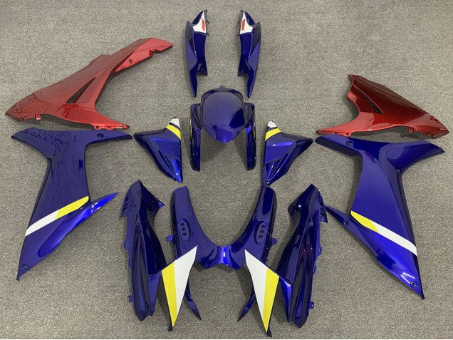 Carenados Moto Suzuki GSXR 600 / GSXR 750 2011-2024 - Azul Rojo Lowers Baratos