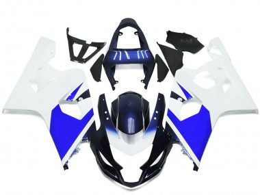 Carenados Moto Suzuki GSXR 600 / GSXR 750 2004-2005 - Blanco Azul Baratos