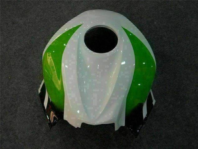 Carenado Moto Honda CBR600RR 2007-2008 - Blanco Verde Negro Brillante Hannspree Baratos