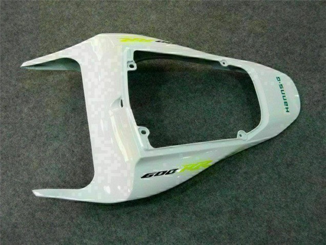 Carenado Moto Honda CBR600RR 2007-2008 - Blanco Verde Negro Brillante Hannspree Baratos